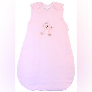 Baby In A Bag Baby Sleeping Bag Winter Model Lavender and White Stripes